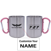 Thumbnail for Flat Colourful 727 Designed Stainless Steel Outdoors Mugs
