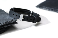 Thumbnail for Your Custom Design Text Design  Men's Stainless Steel Curved Silicone Bracelet