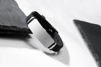 Thumbnail for Your Custom Design Text Design  Men's Stainless Steel Curved Silicone Bracelet