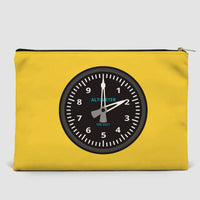 Thumbnail for Airplane Instruments (Altimeter) Designed Zipper Pouch