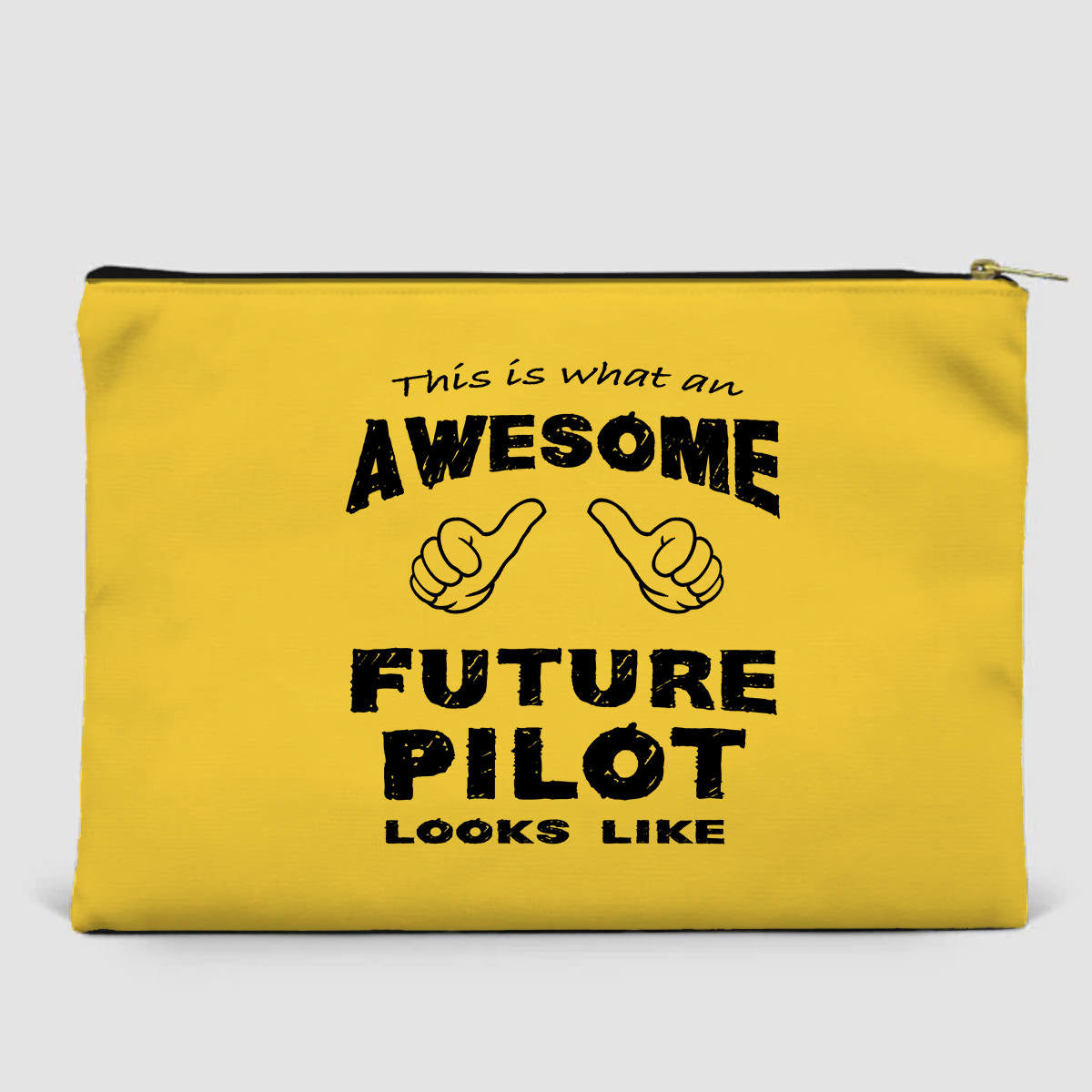 Future Pilot Designed Zipper Pouch