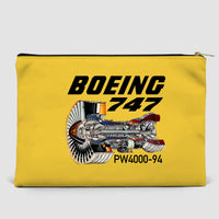 Thumbnail for Boeing 747 & PW4000-94 Engine Designed Zipper Pouch