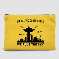 Thumbnail for Air Traffic Controllers - We Rule The Sky Designed Zipper Pouch