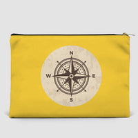 Thumbnail for Vintage Designed Compass Designed Zipper Pouch