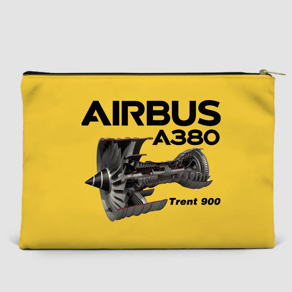 Airbus A380 & Trent 900 Engine Designed Zipper Pouch