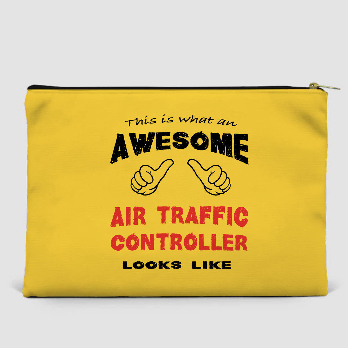 Air Traffic Controller Designed Zipper Pouch
