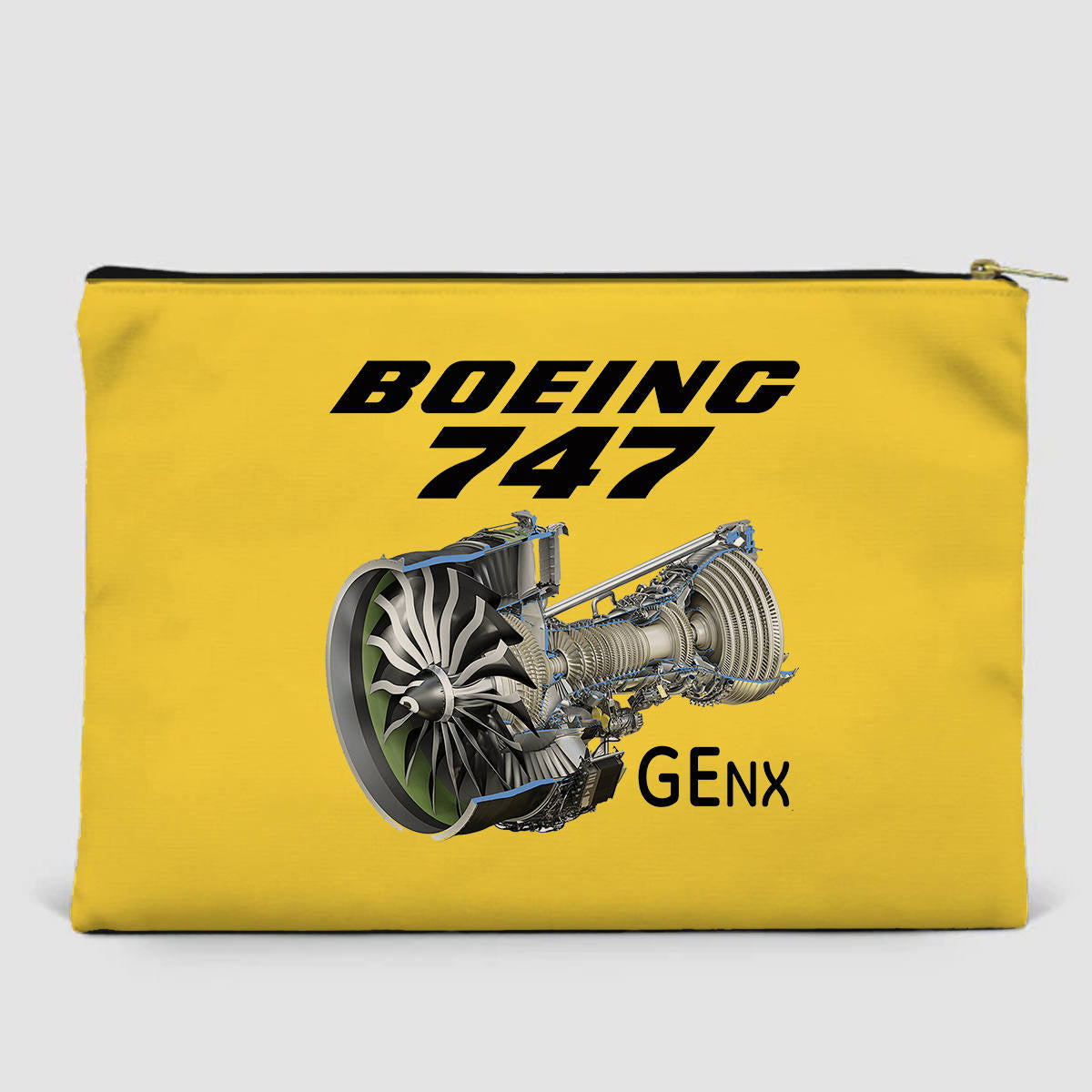 Boeing 747 & GENX Engine Designed Zipper Pouch
