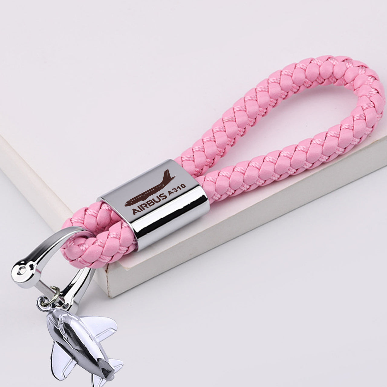 The Airbus A310 Designed Leather Car Key Chains