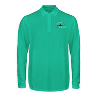 Thumbnail for Boeing 747 Queen of the Skies Designed Long Sleeve Polo T-Shirts