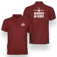 Thumbnail for Airbus A400M & Plane Designed Double Side Polo T-Shirts