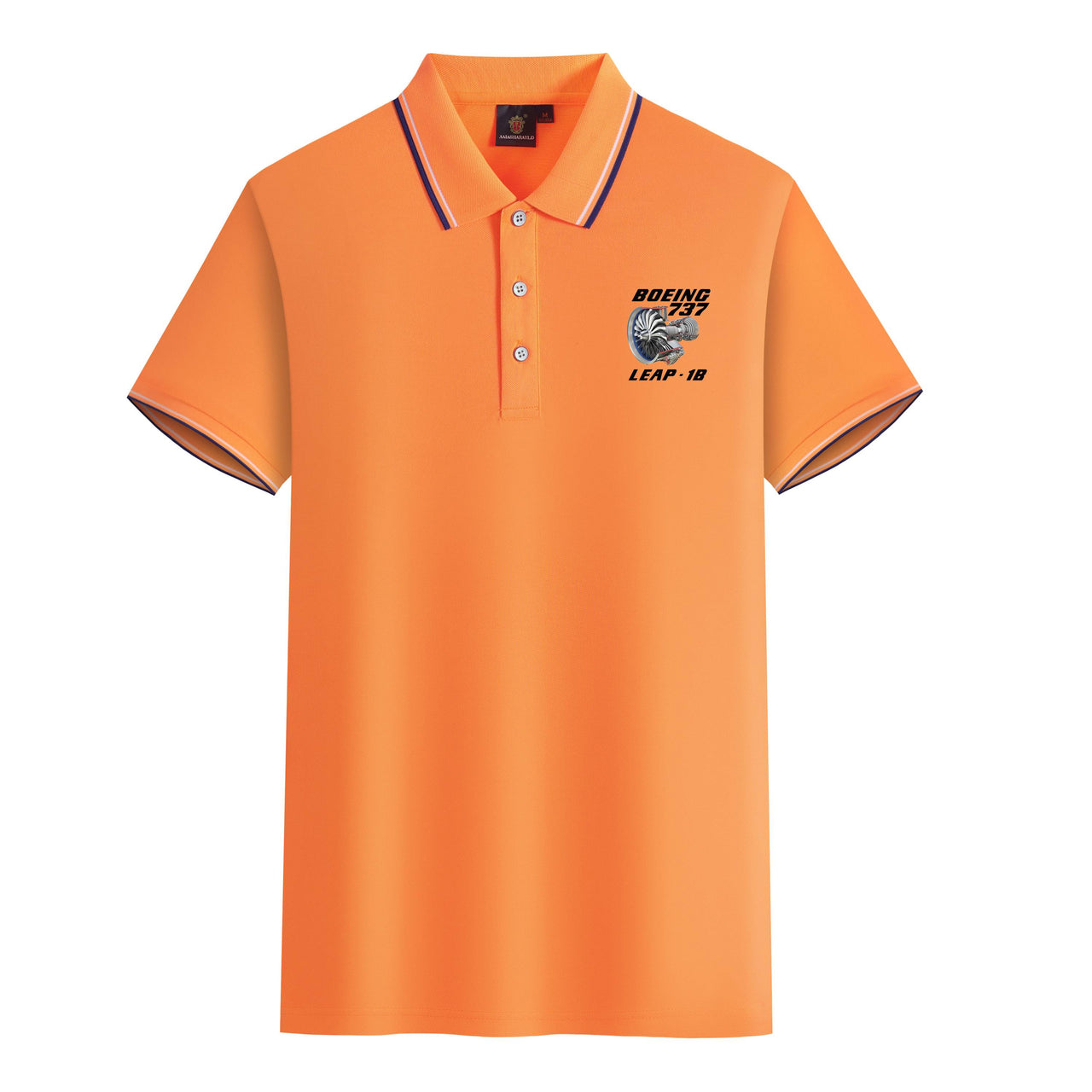 Boeing 737 & Leap 1B Designed Stylish Polo T-Shirts