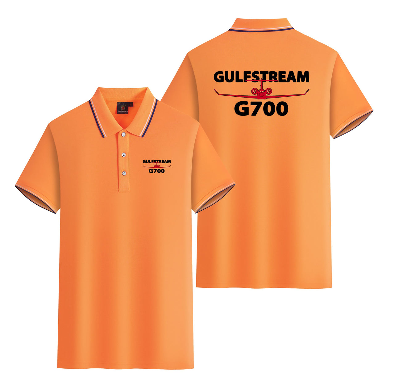Amazing Gulfstream G700 Designed Stylish Polo T-Shirts (Double-Side)