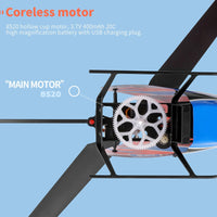 Thumbnail for XK K127 4CH 6-axis Gyro Single Blade RC Helicopter RTF Remote Control Toy For Beginners