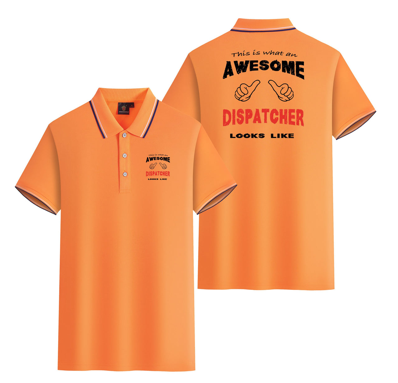 Dispatcher Designed Stylish Polo T-Shirts (Double-Side)