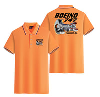 Thumbnail for Boeing 747 & PW4000-94 Engine Designed Stylish Polo T-Shirts (Double-Side)