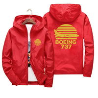 Thumbnail for Retro Boeing 737 Designed Thin Windbreaker Jackets