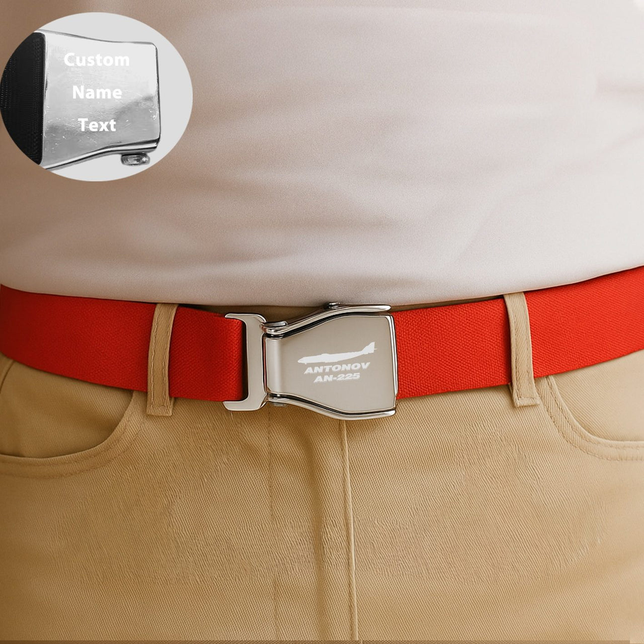 The Antonov AN-225 Designed Fashion Airplane Seat Belts