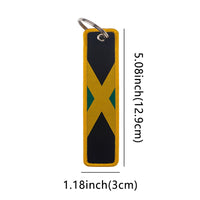 Thumbnail for Jamaica Flag Designed Key Chains