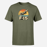 Thumbnail for Retro Fighter Jet F15 Design Super Quality T-Shirts