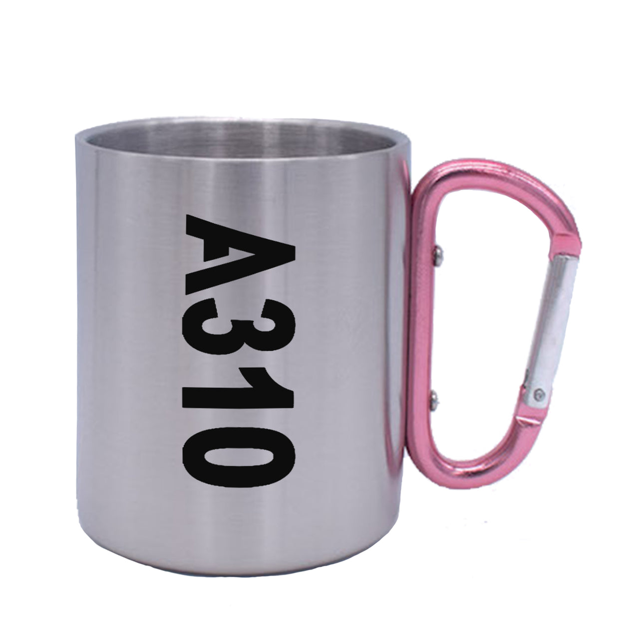 A310 Text Designed Stainless Steel Outdoors Mugs