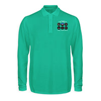 Thumbnail for The Only Six Pack I Will Ever Need Designed Long Sleeve Polo T-Shirts