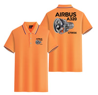 Thumbnail for Airbus A320 & CFM56 Engine Designed Stylish Polo T-Shirts (Double-Side)