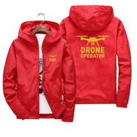 Thumbnail for Drone Operator Designed Thin Windbreaker Jackets