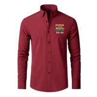 Thumbnail for Retro Piper PA-46 Designed Long Sleeve Shirts