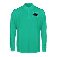 Thumbnail for Your Captain Is Speaking Designed Long Sleeve Polo T-Shirts