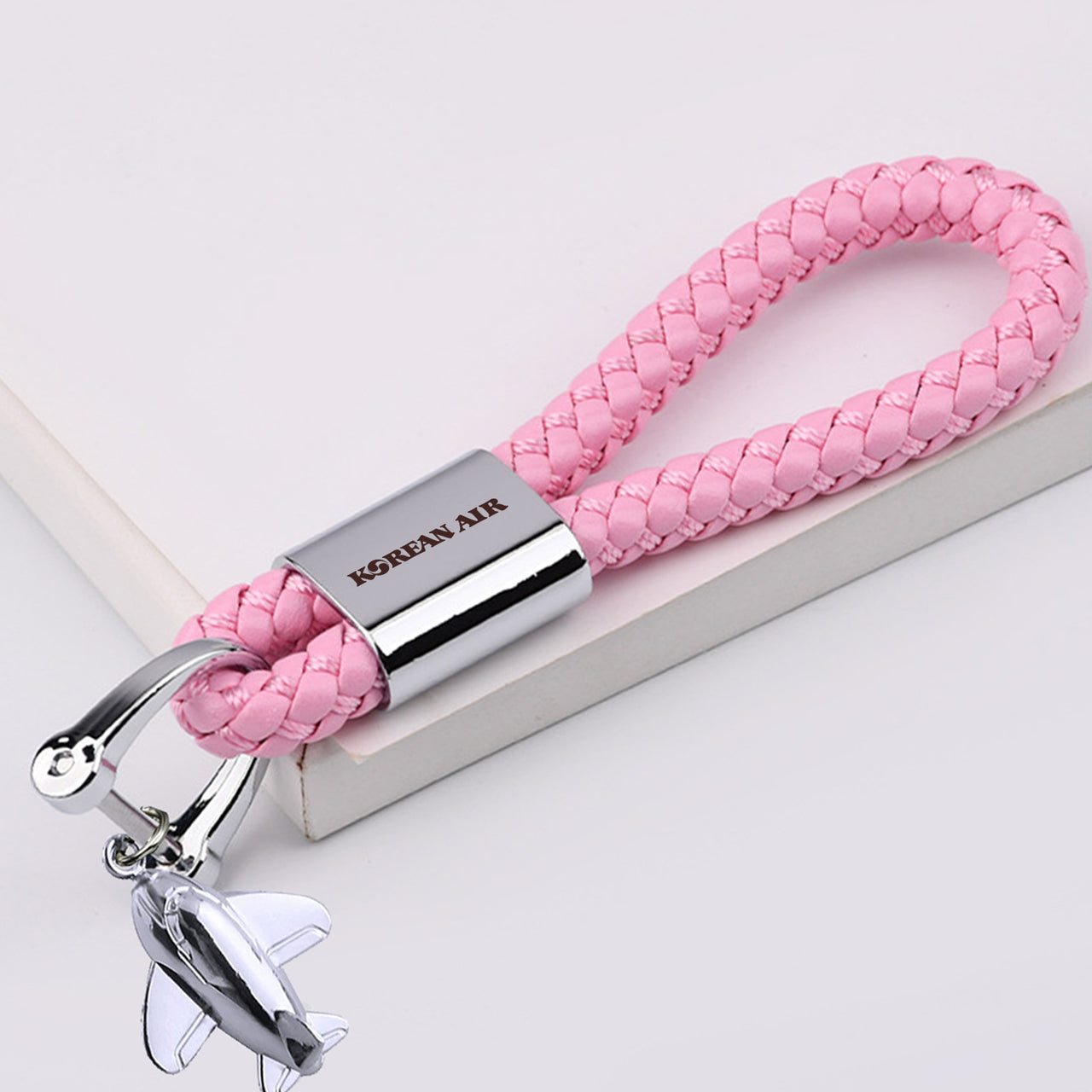 Korean Airlines Designed Leather Car Key Chains