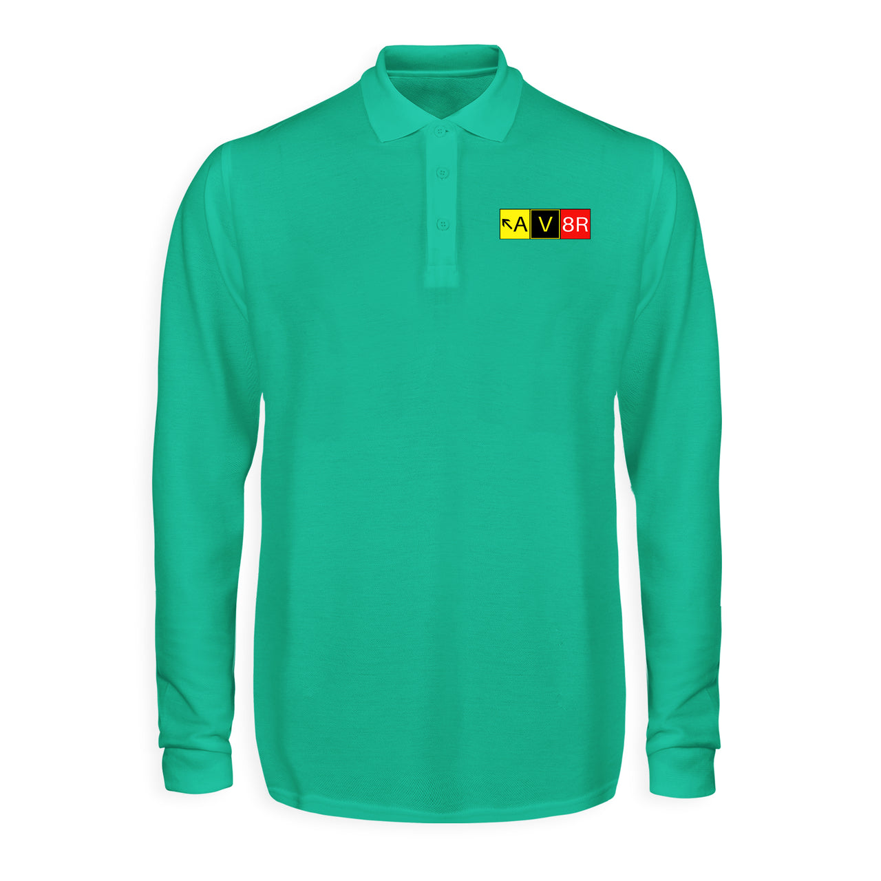 AV8R Designed Long Sleeve Polo T-Shirts