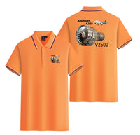 Thumbnail for Airbus A320 & V2500 Engine Designed Stylish Polo T-Shirts (Double-Side)