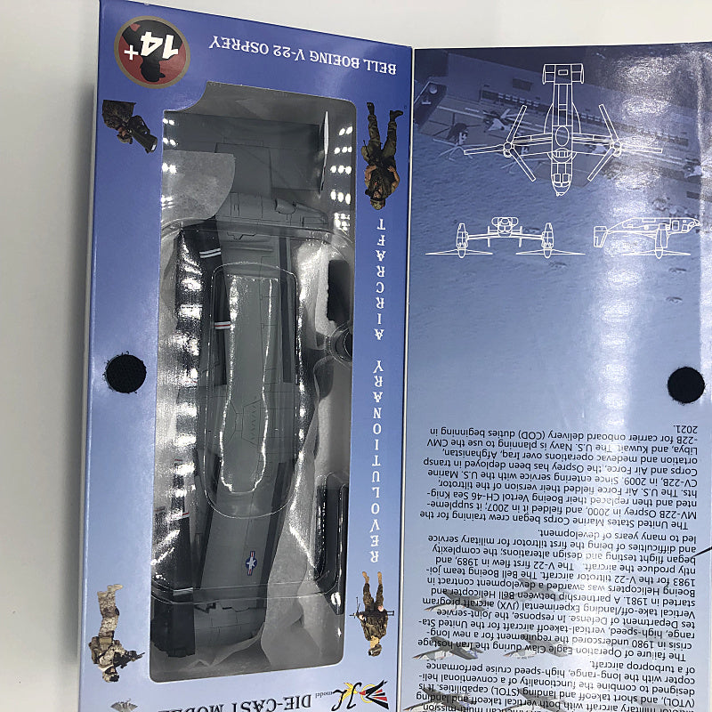 1:72 V-22 Osprey Diecast Alloy Model