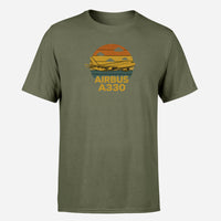 Thumbnail for Retro Airbus A330 Design Super Quality T-Shirts