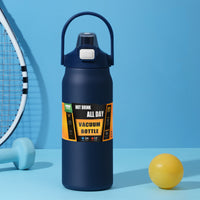 Thumbnail for Portable Thermos with Straw Outdoor Sport 304 Stainless Steel Thermal Mug Tumbler Travel Outdoor Vacuum Flasks Hot Water Bottle