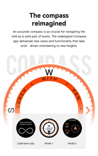 Thumbnail for Rugged Military Smartwatch: Men's Outdoor Sports Watch with GPS Tracking, 5ATM Waterproof & HD Bluetooth Calls