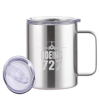 Thumbnail for Boeing 727 & Plane Designed Stainless Steel Laser Engraved Mugs