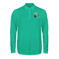 Thumbnail for Airbus A320 & V2500 Engine Designed Long Sleeve Polo T-Shirts