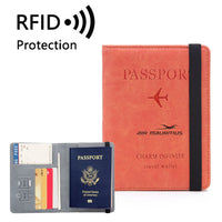 Thumbnail for Air Mauritius Airlines Designed Passport Cover Travel Wallet Passport Holder