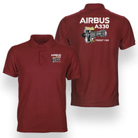 Thumbnail for Airbus A330 & Trent 700 Engine Designed Double Side Polo T-Shirts