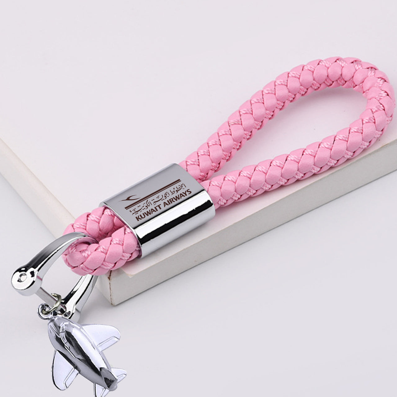 Kuwait Airways Airlines Designed Leather Car Key Chains