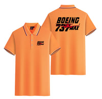 Thumbnail for Amazing 737 Max Designed Stylish Polo T-Shirts (Double-Side)