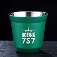 Thumbnail for Boeing 757 & Plane Designed Double Wall Stainless Steel Coffee Mugs