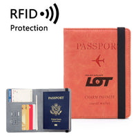 Thumbnail for LOT Polish Airlines Designed Passport Cover Travel Wallet Passport Holder