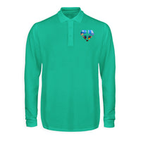 Thumbnail for Supermen of The Skies (Sunrise) Designed Long Sleeve Polo T-Shirts