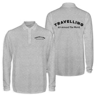 Thumbnail for Travelling All Around The World Designed Long Sleeve Polo T-Shirts (Double-Side)