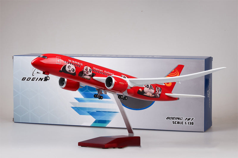 China Hainan Airline Boeing 787 Airplane Model (1/130 Scale)