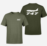 Thumbnail for Boeing 747 - Queen of the Skies Designed Double-Side T-Shirts