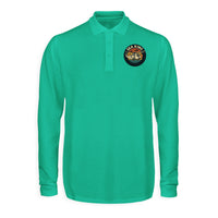 Thumbnail for Sea King Helicopter Designed Long Sleeve Polo T-Shirts