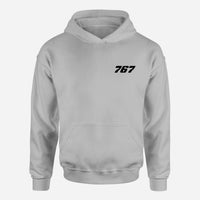 Thumbnail for 767 Flat Text Designed Hoodies